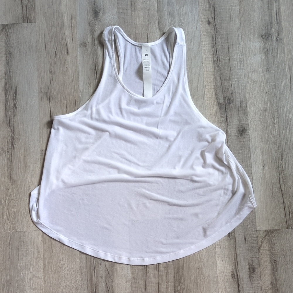 Lululemon Athletica White Tank Top